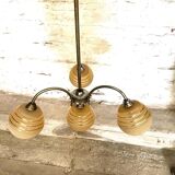 Vintage globe hanging lamp