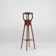 Art deco piedestal or console table in oak, France ca. 1940