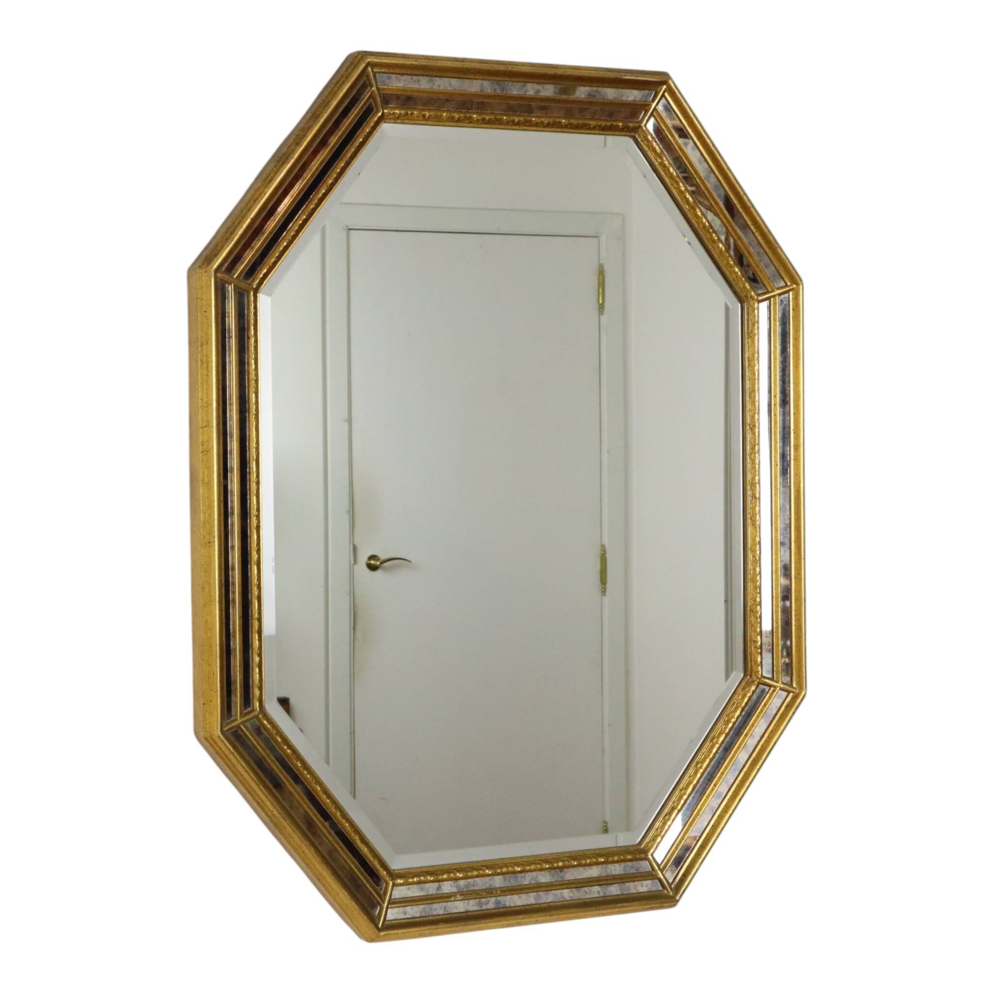 Miroir vénitien biseauté vintage Deknudt