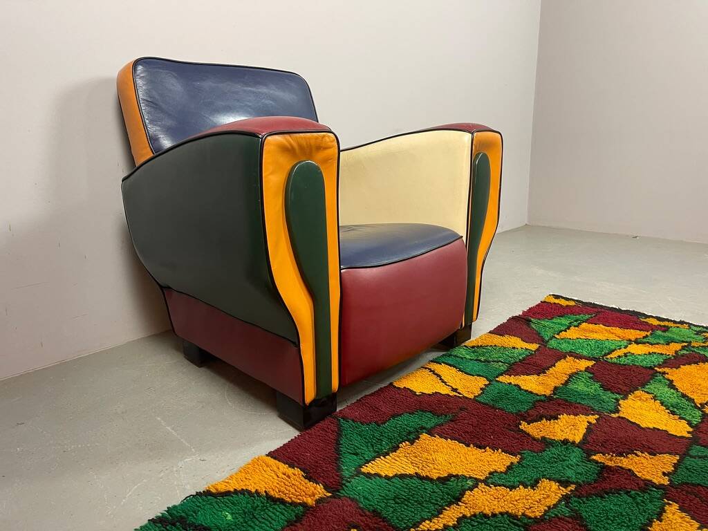 Peter van Zoetendaal “Hip Hop” Armchair, Dutch Postmodern Design.