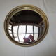 Witch tower mirror golden