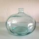Glass soliflore ball vase / vintage 70s-80s