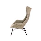 Vintage wingback lounge armchair by Miroslav Navrátil for TON, 1960s