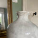Handcrafted ceramic vase village scene Crete 70s