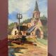 Old watercolor, Pont Christ chapel 1932