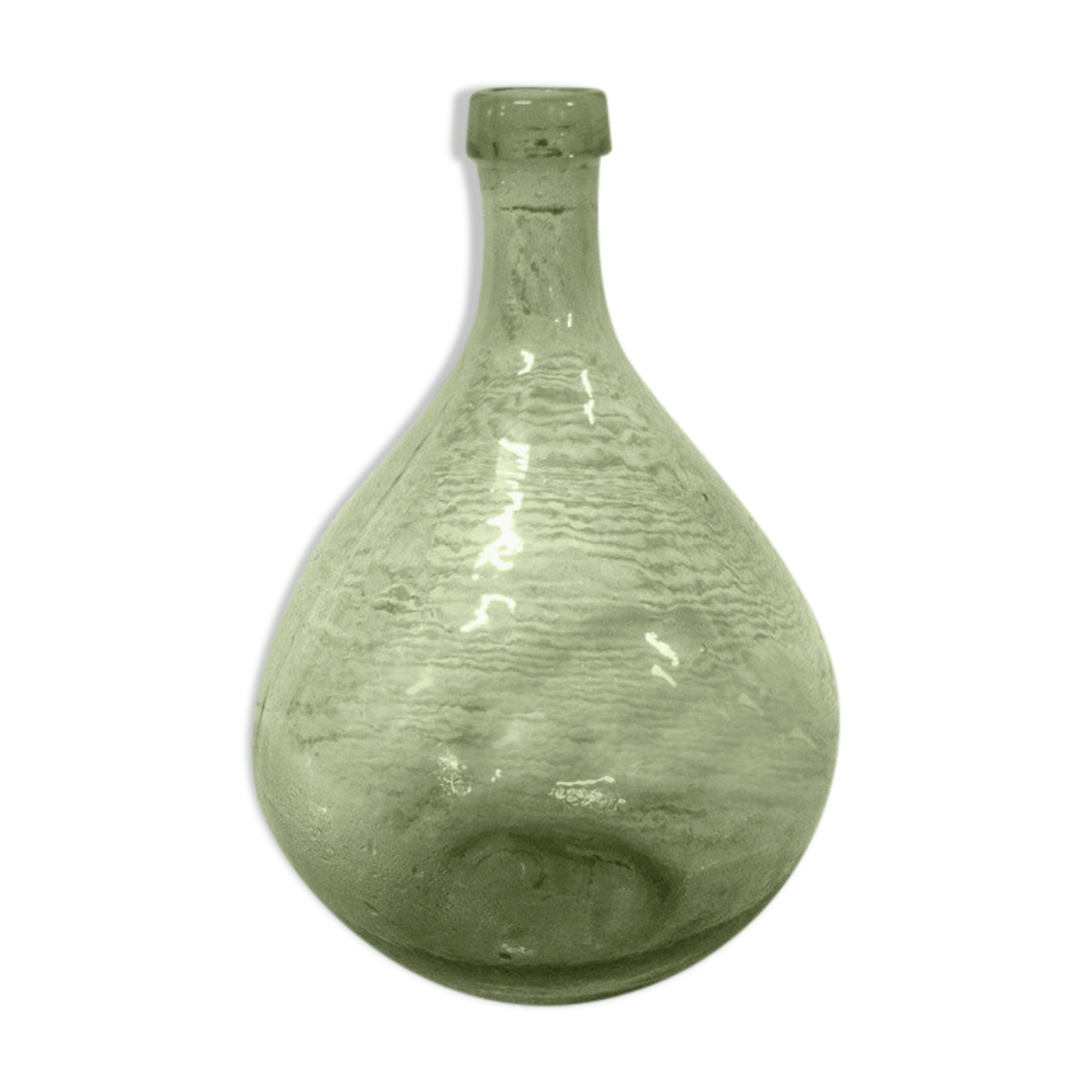 Green demijohn 3 liters