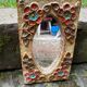 Ceramic mirror from the Roue Workshop in Vallauris, 1950