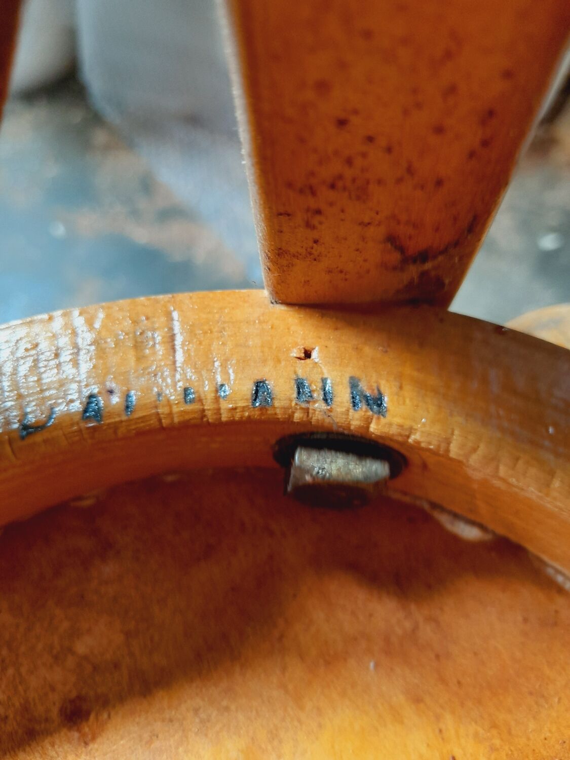 Lot 6 mismatched bistro chairs