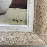 Small old framed painting