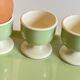 6 coquetiers sur plateau céramique par villeroy & boch
