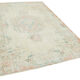 Handmade rustic oriental beige rug 173 cm x 258 cm