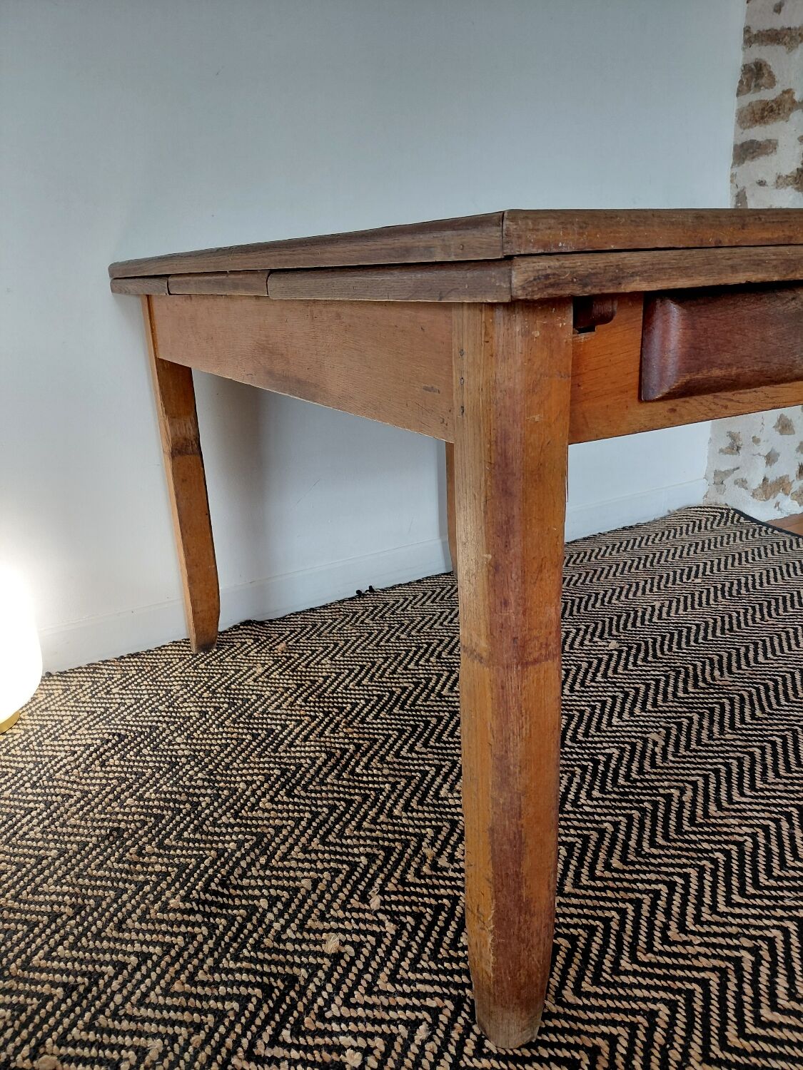 Old farmhouse table from the 1950s