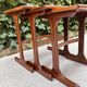 Vintage Scandinavian teak nesting tables by "Victor B Wilkins"