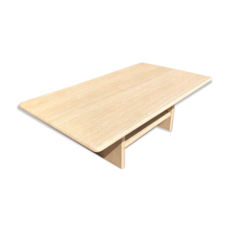Coffee table in travertine