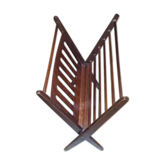 Wooden magazine door