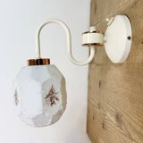 Vintage Wall Light with Milk Glass from Drukov, 1960s