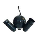 Spherical Lita hanging lamp with 3 sputnik orientable spots