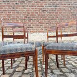 Suite Of Four Mahogany Dining Room Chairs From Charles X XIX Eme Century