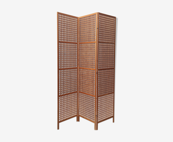 Paravent scandinave en pin 1970s