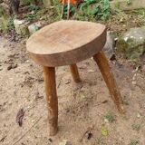 Wooden farm stool