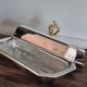 Metal butter dish
