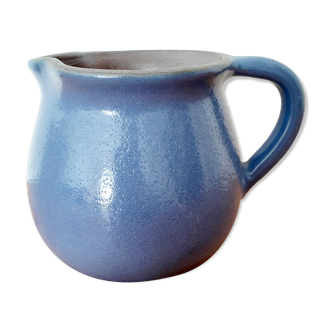 Old glazed blue sandstone pitcher