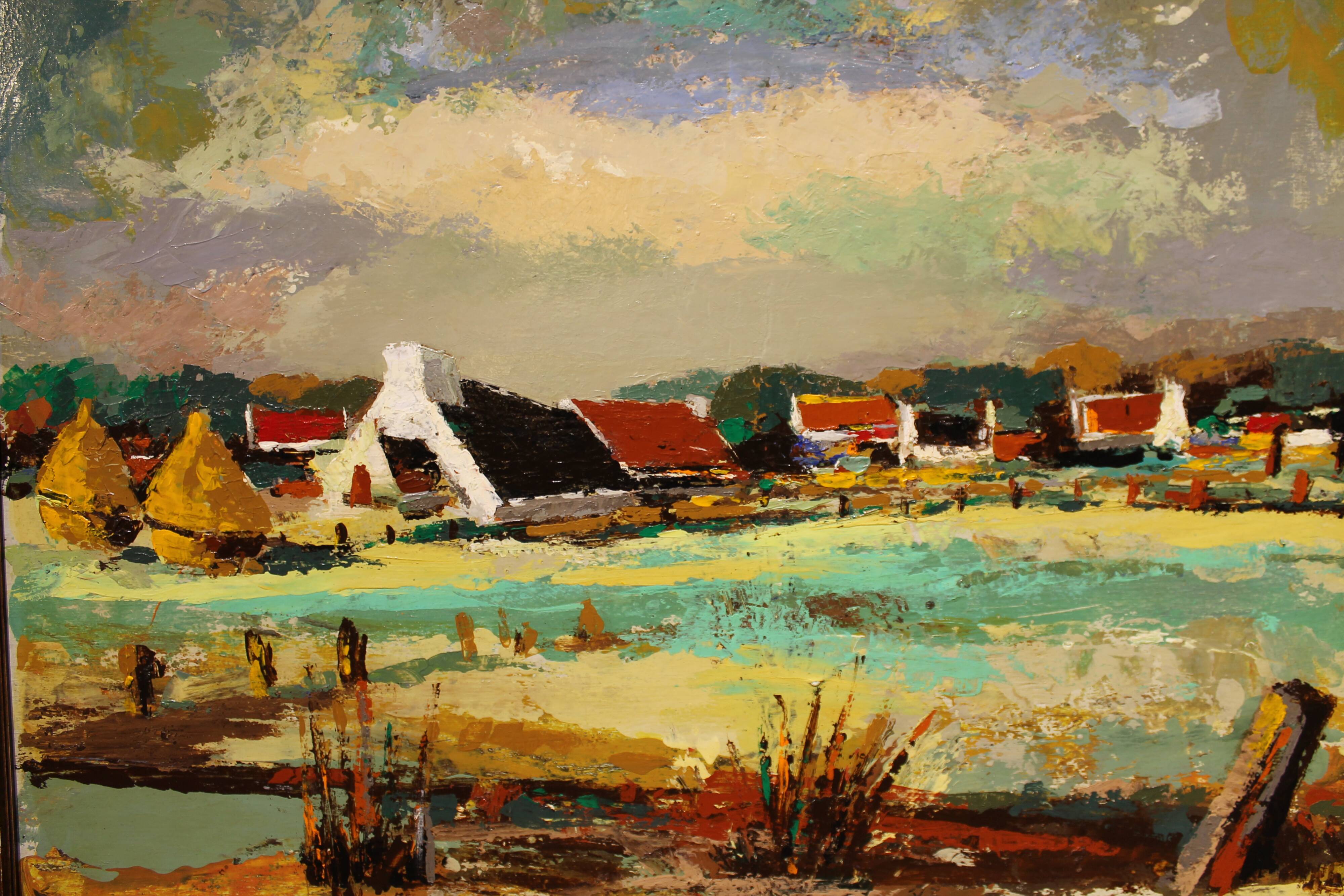 Landscape painting by Jos Fred Smith