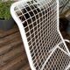 Vintage wired metal chaise longue