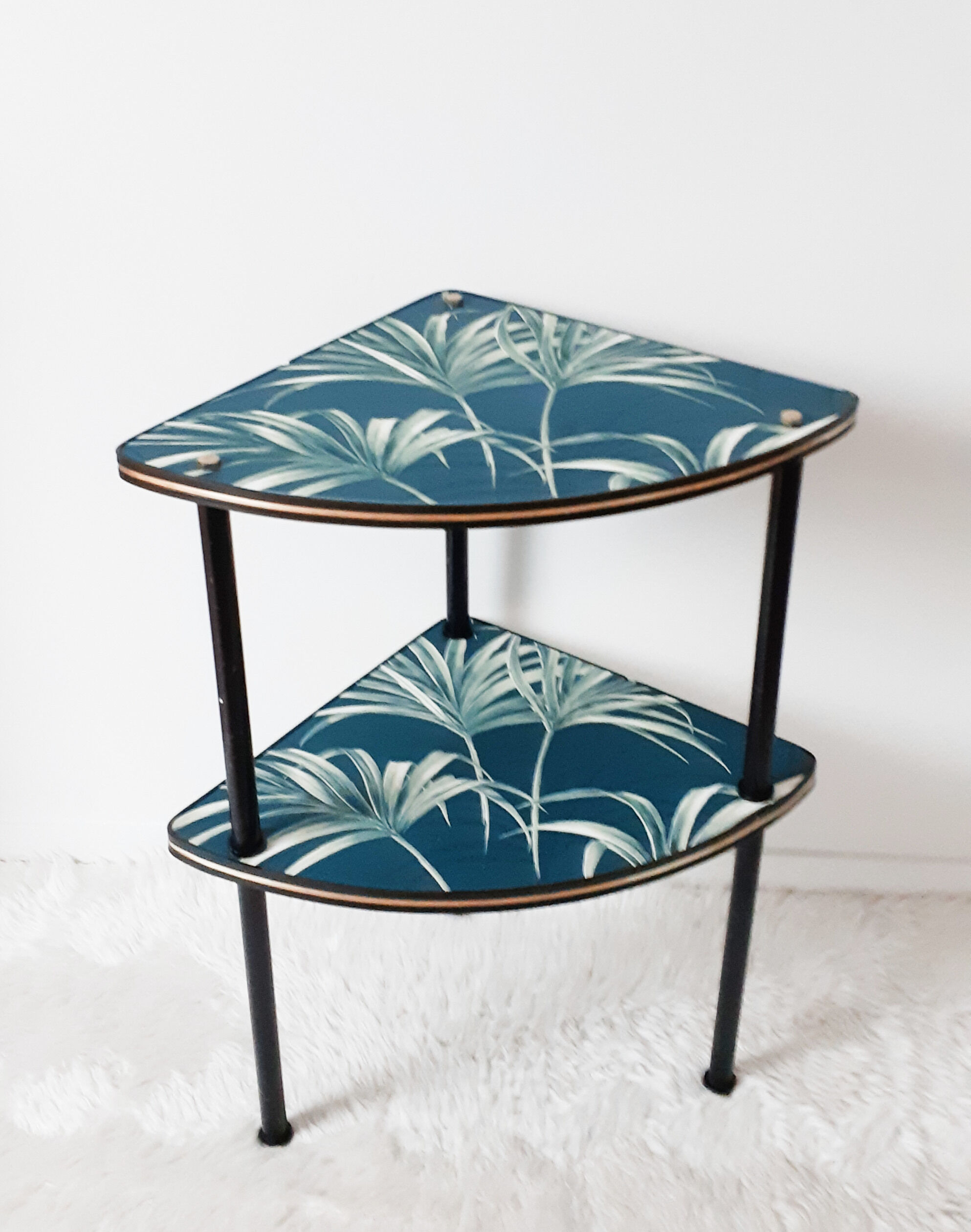 Restyled Formica corner shelf