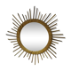 Miroir soleil en rotin 46 x 46 cm