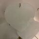 Heart Shaped Glass Sconces, 1980s, Set of 2