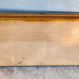 Wooden wall display cabinet with glass door