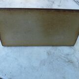 Mail holder in burgundy grained leather le tanneur