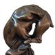 Sculpture en bronze : "Cheval en torsion" - Camillo Catelli