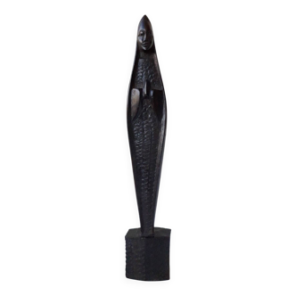 Vierge bois sculpté