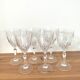 Service of 6 crystal glasses