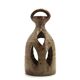 Stoneware ceramic lantern candle holder, 1960s
