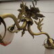 Ancien lustre art déco en bronze