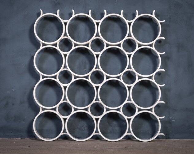 Modular Panels for Walls or Ceilings Space Age, 1970s, Set of 4