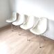 Vintage set of 4 fiberglass dining chairs by Eames – Herman Miller