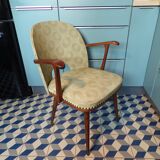 Vintage 1960s vinyl armchair