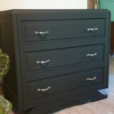 Black Art Deco dresser