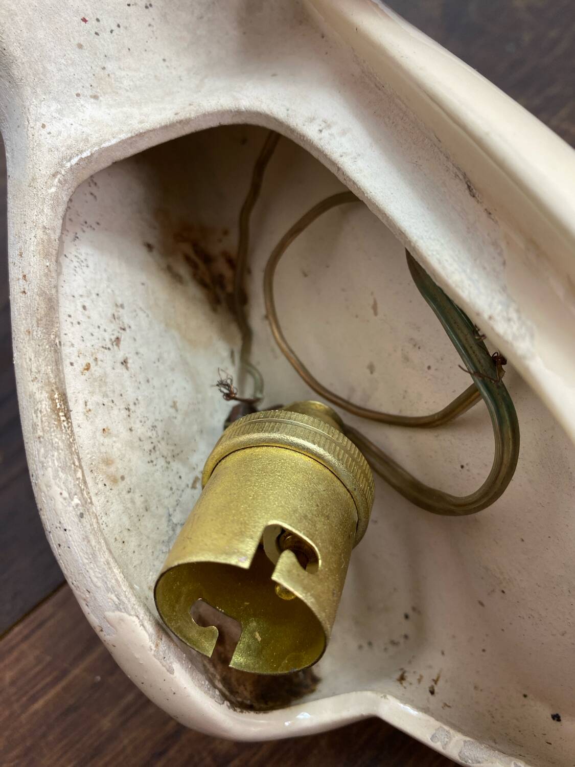 Art Deco ceramic wall light