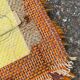 Large vintage shaggy carpet DESSO Menuette 200x300 cm orange & brown 1970