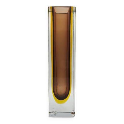 Vase XXL Sommerso par Flavio Poli, Murano, Italie, 1970s