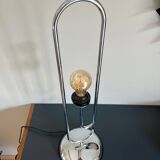 Space Age table lamp chrome steel VINTAGE 70