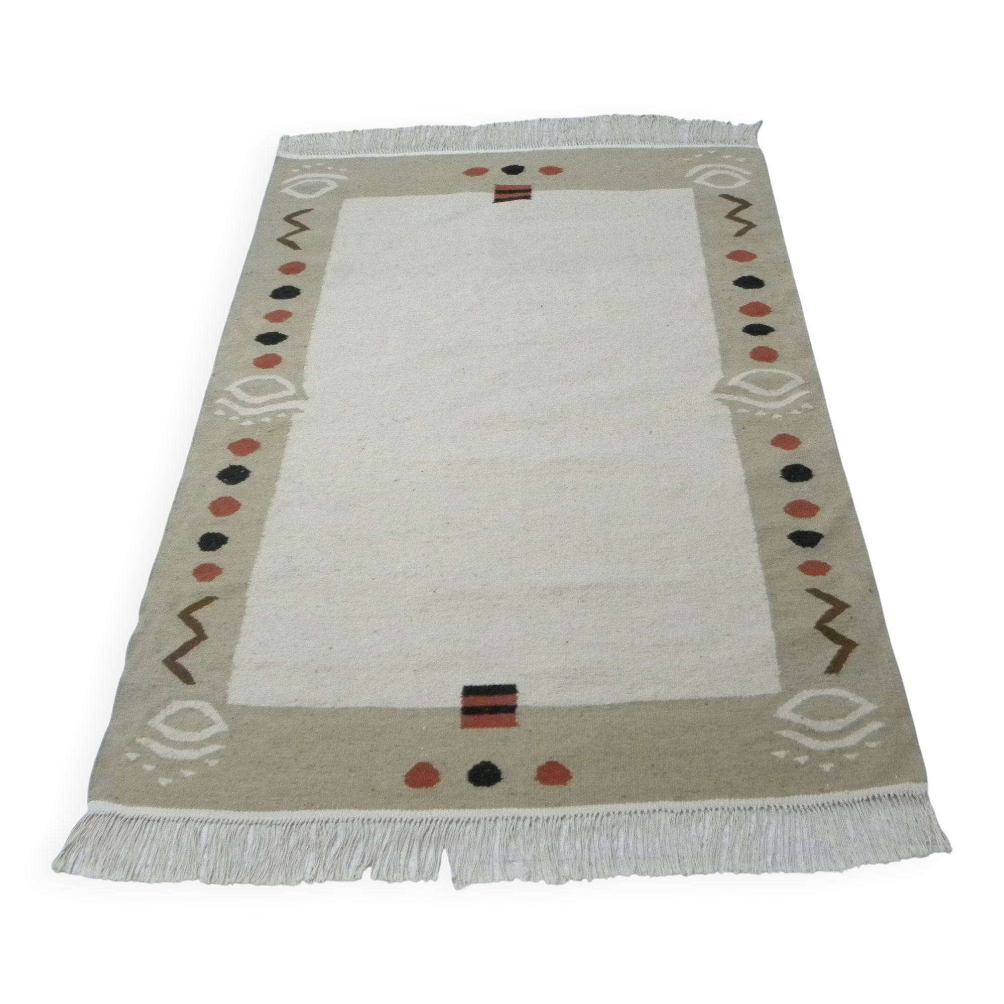 Bohème Berber Rug, Hand-Knotted Ethnic Rug, Living Room Bedroom Rug