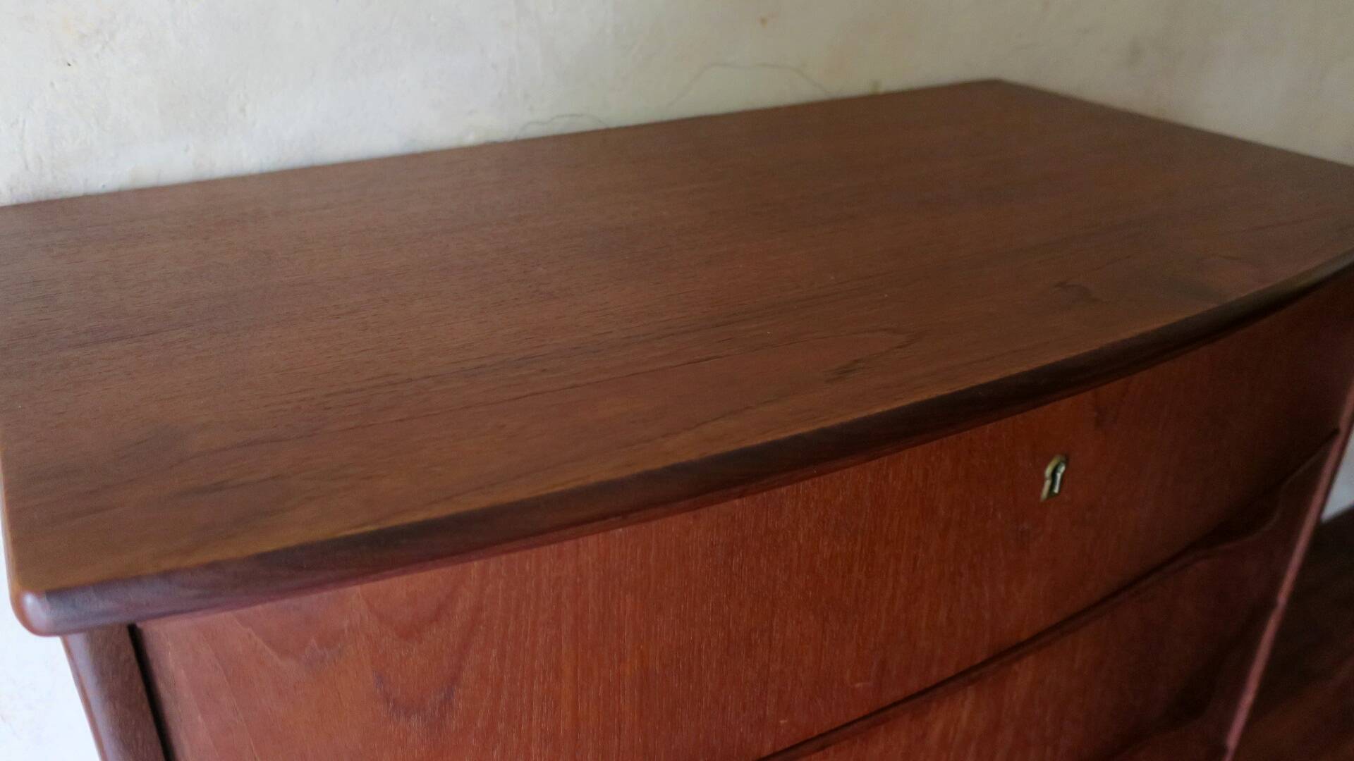 Danish teak chest of drawers signed by Holger Georg Jensen, 1960s