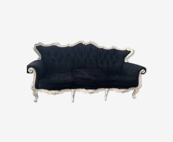 Baroque velvet sofa