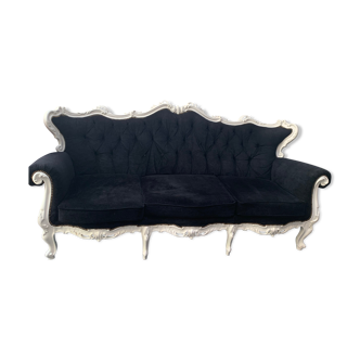 Baroque velvet sofa